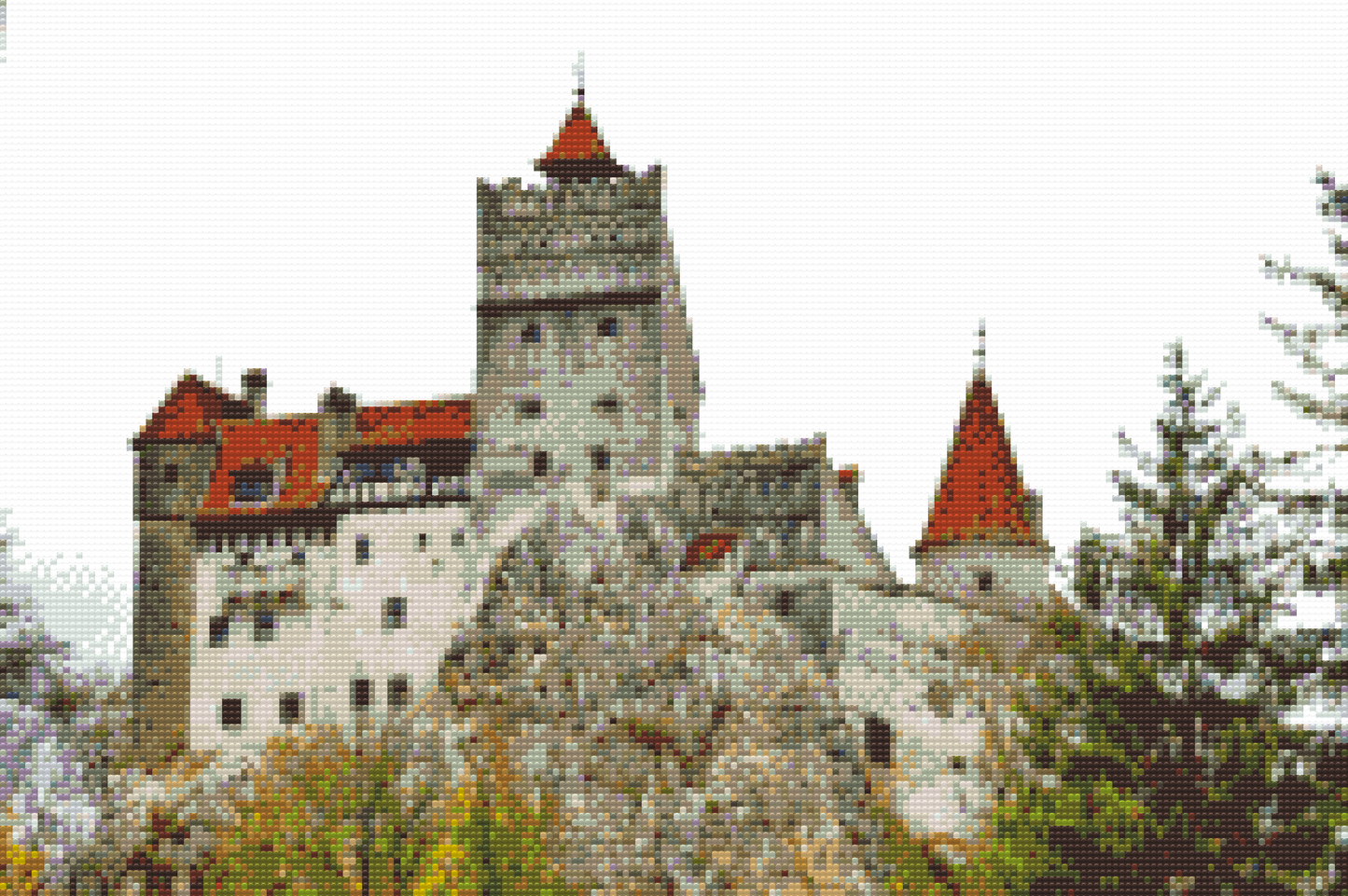 Diamond Paint - Castle Bran, Rumænien