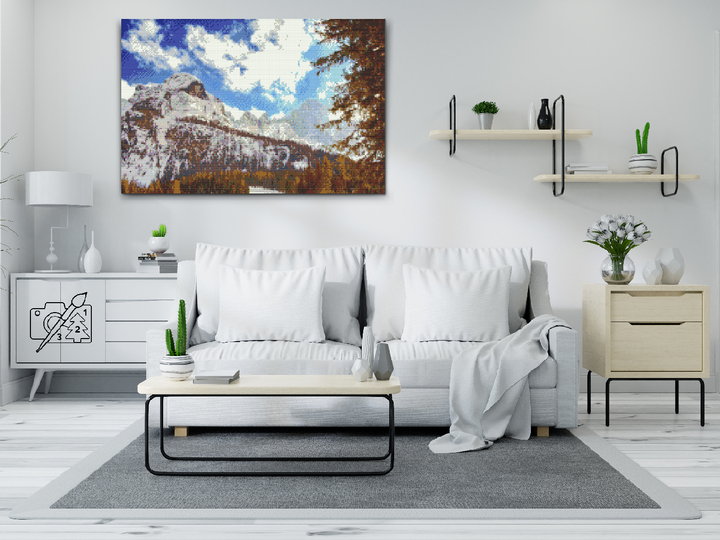 Diamond Paint - Monte Civetta, Dolomitterne 2