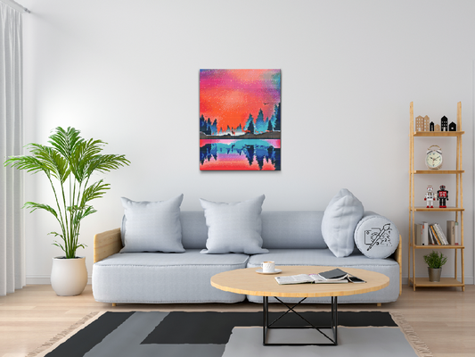 Diamond Paint - Vinterlandskab 2