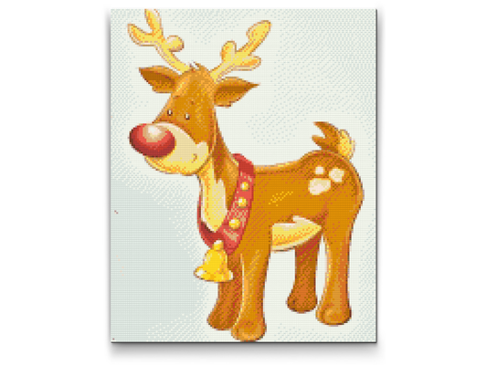 Diamond Paint - Rensdyr-Rudolf