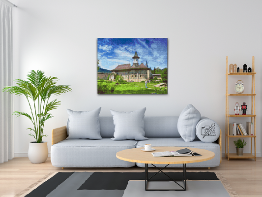 Diamond Paint - Moldovita Kloster, Rumænien