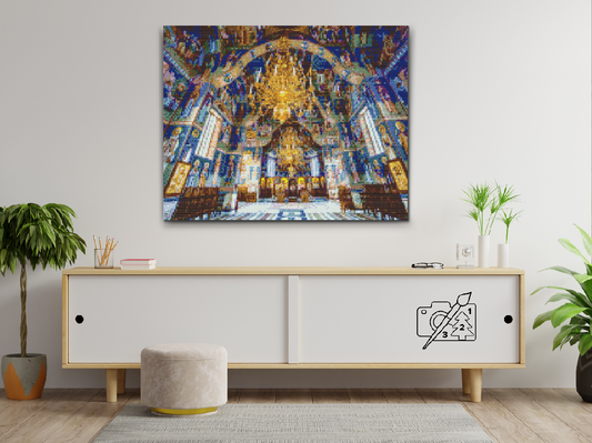 Diamond Paint - Sihastria. Klosteret, Rumænien