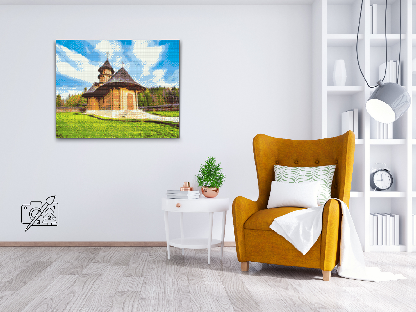 Diamond Paint - Sihastria. Kloster, Rumænien 2