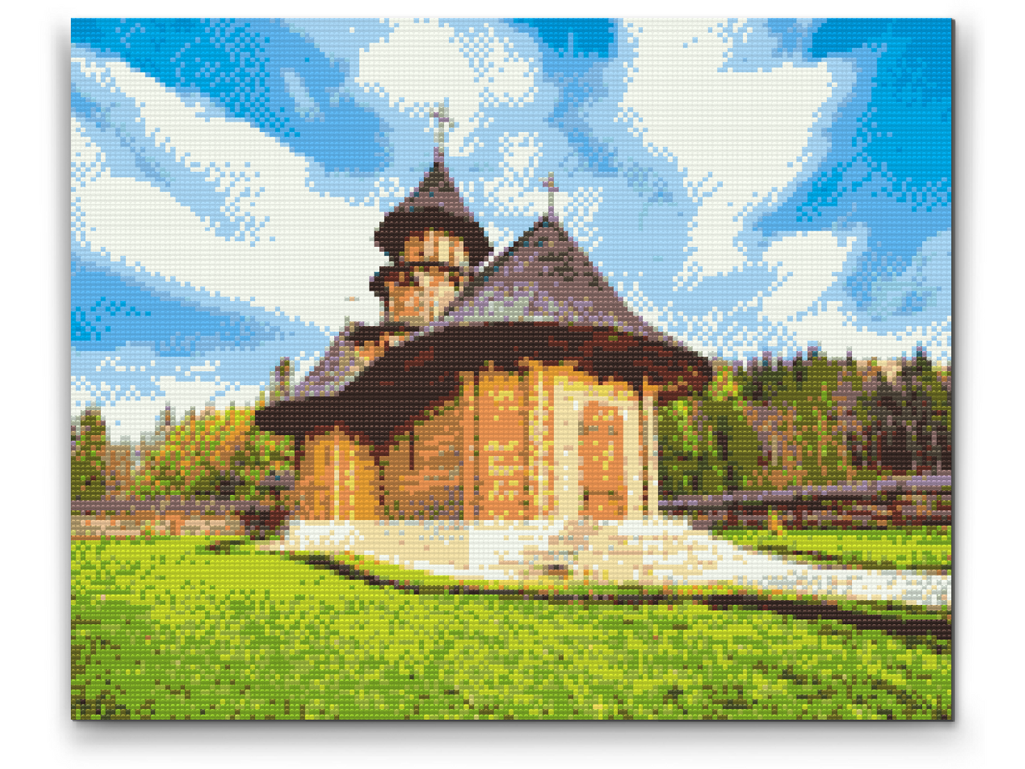 Diamond Paint - Sihastria. Kloster, Rumænien 2