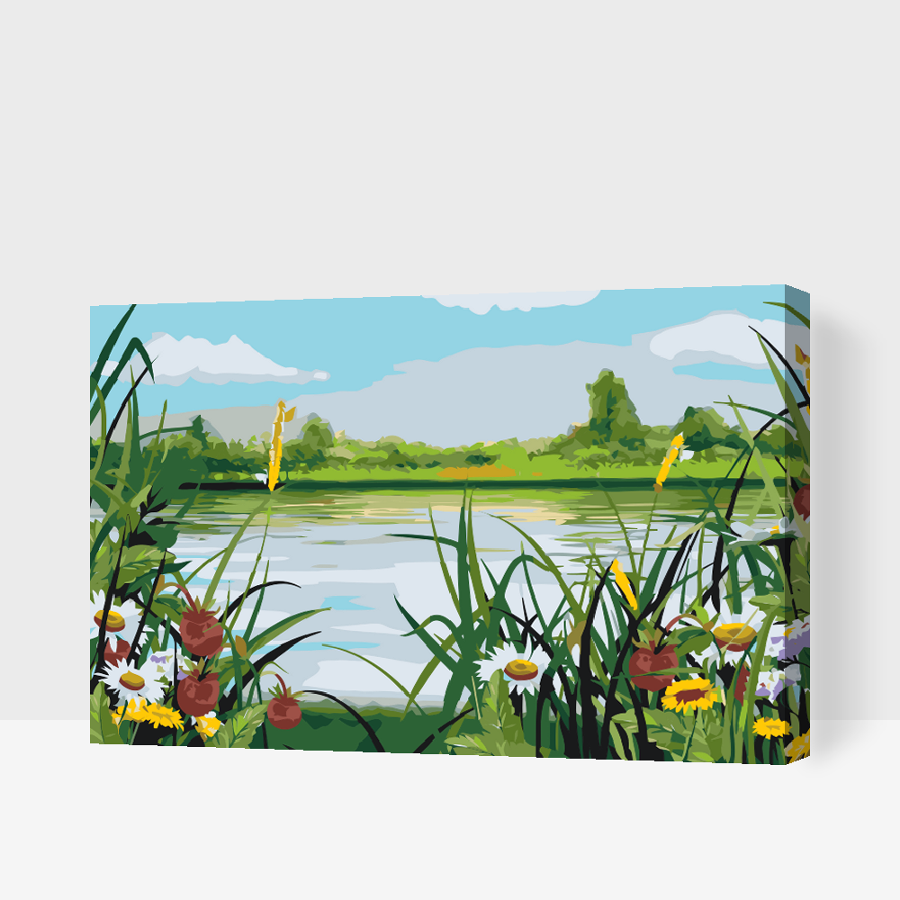 Paint by number - Sommerhave