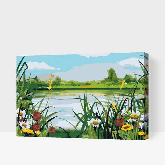 Paint by number - Sommerhave