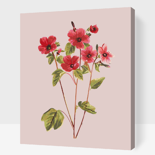 Paint by number - Vintage blomster