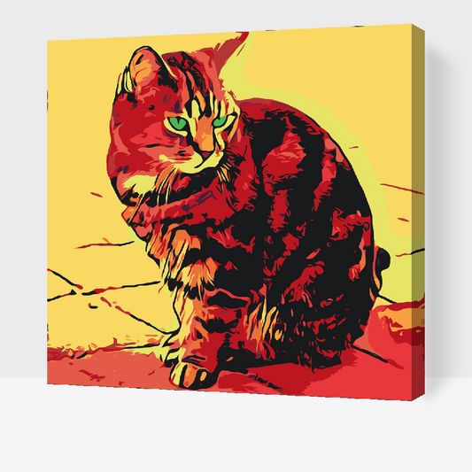 Paint by number - Grønne Øjne