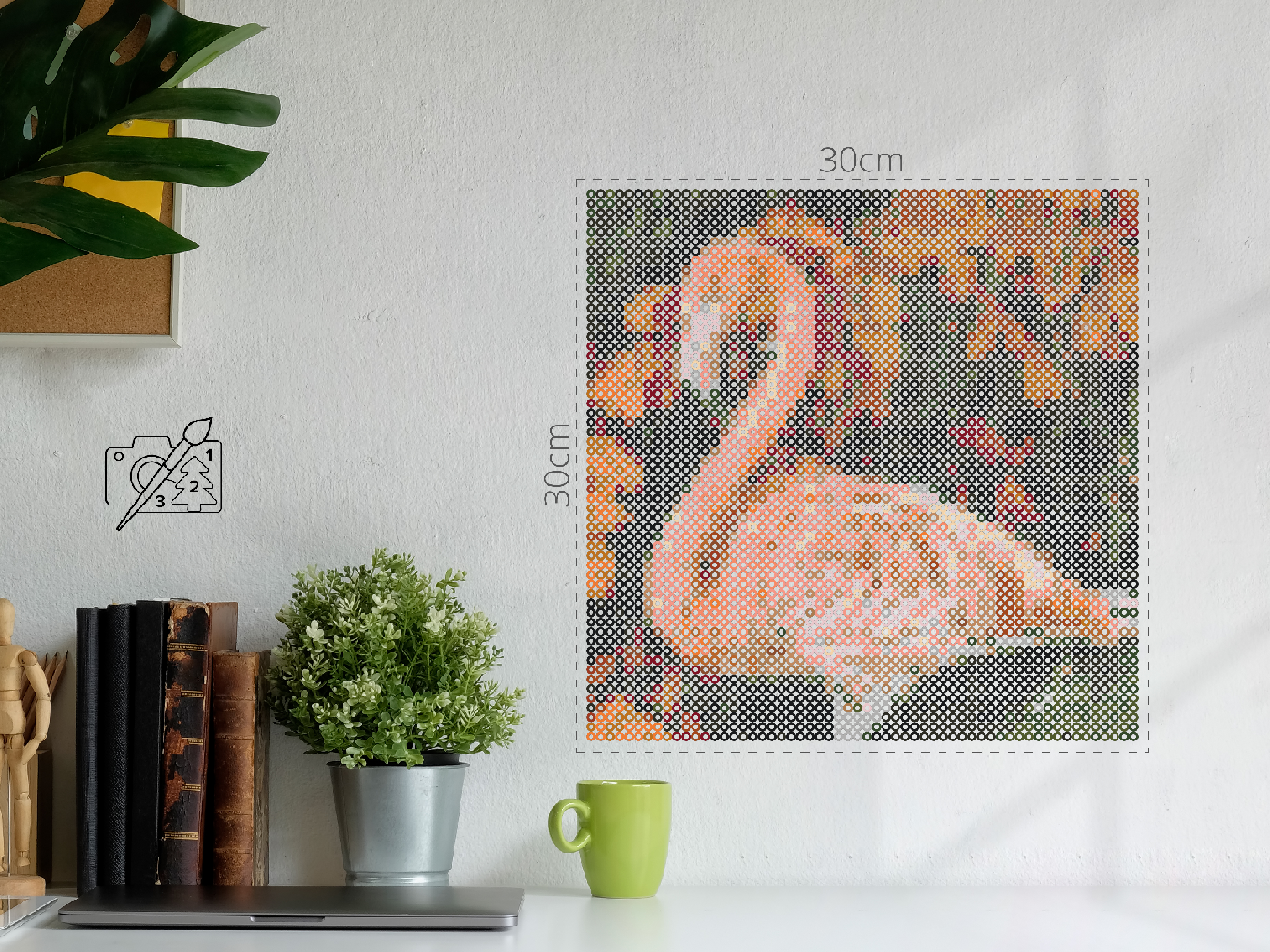 Perleplader - Flamingo