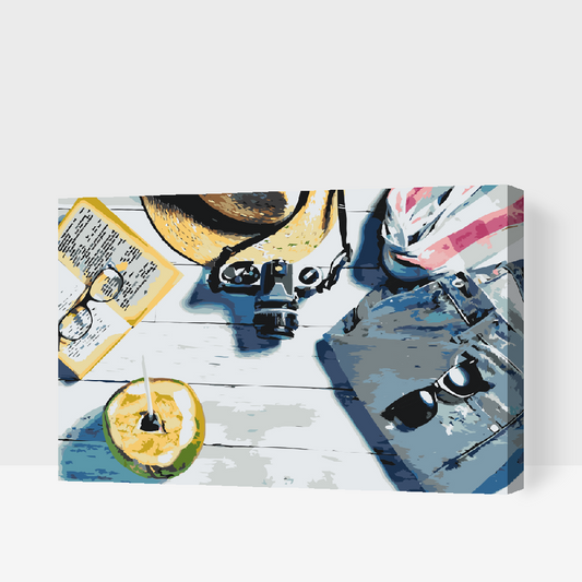 Paint by number - Sommerferie