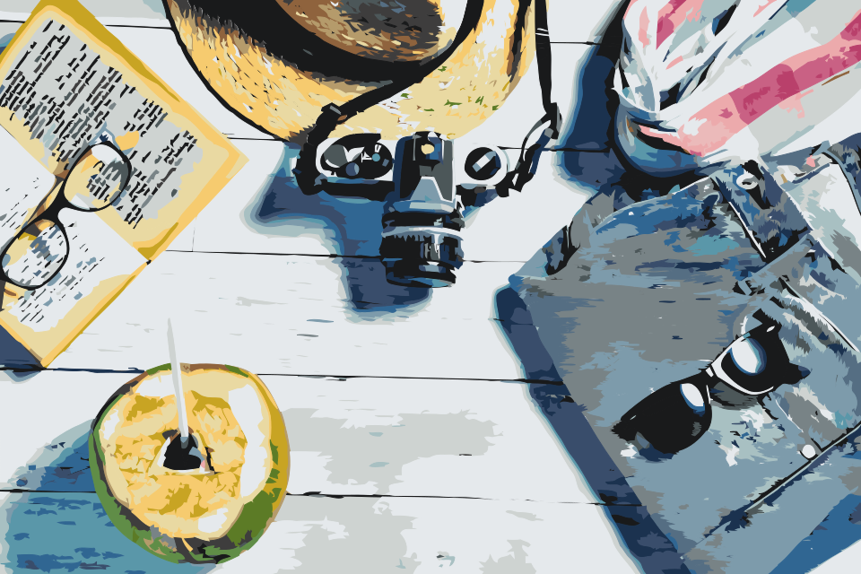 Paint by number - Sommerferie