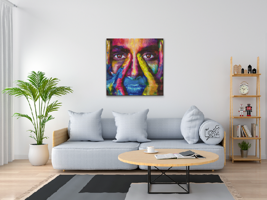 Diamond Paint - Farvet ansigt