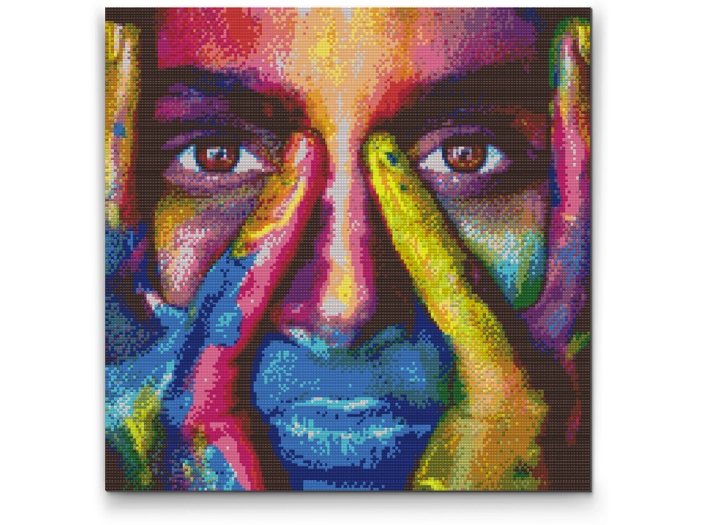 Diamond Paint - Farvet ansigt