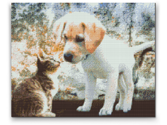 Diamond Paint - Hvalp og killing