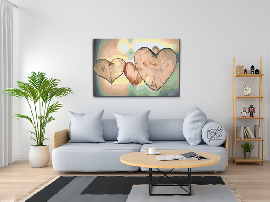 Paint by number - Hjerter