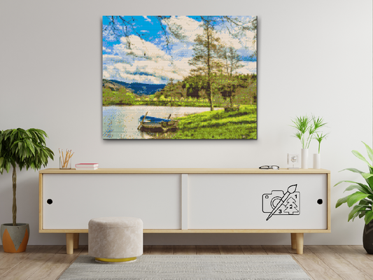 Diamond Paint - Søen i bjergene