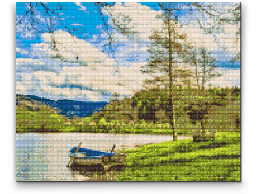 Diamond Paint - Søen i bjergene