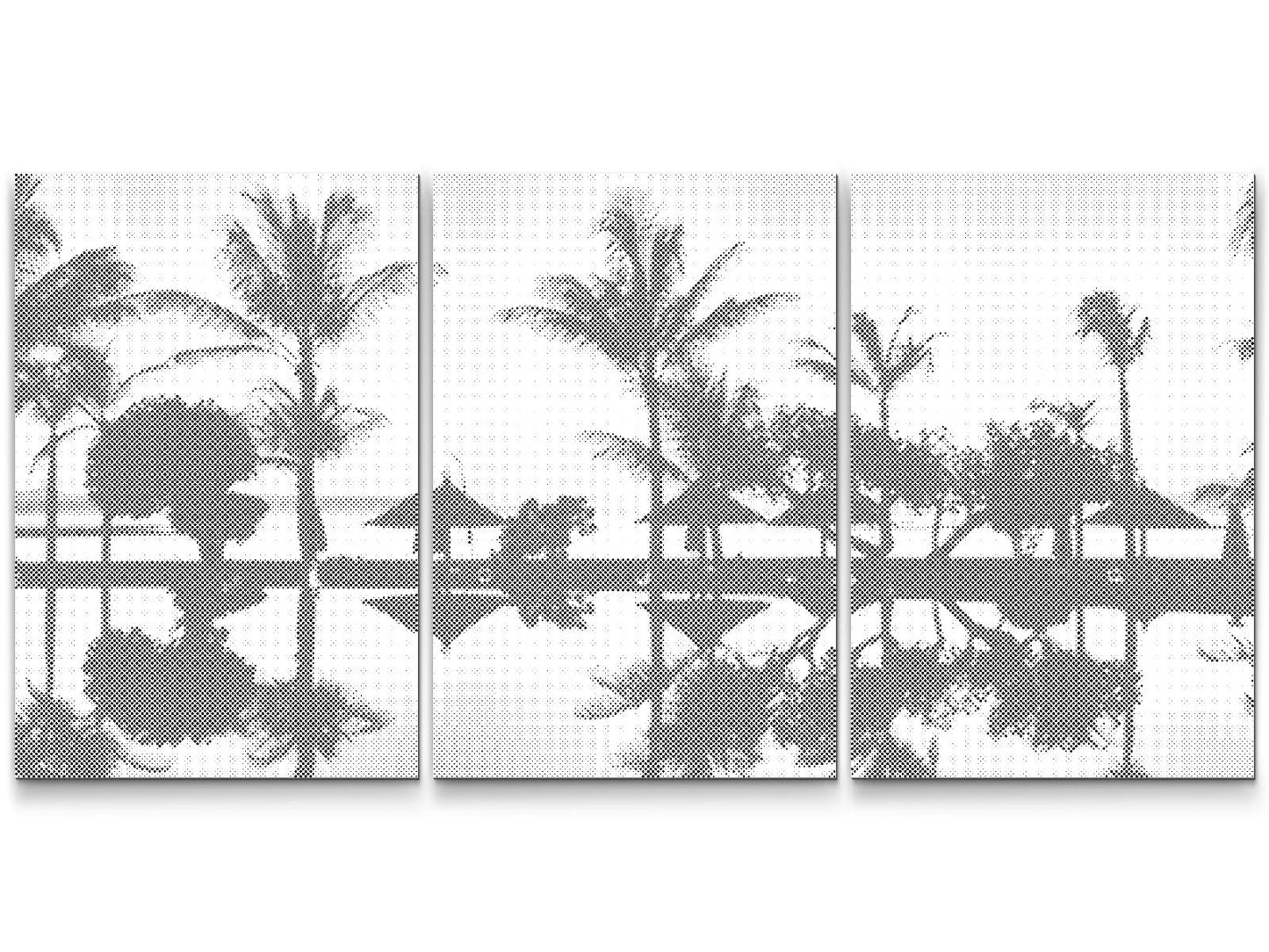 Dotting - Tropical Beach by the Ocean (sæt af 3)