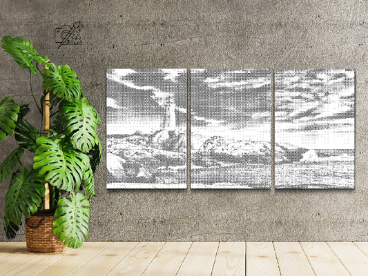 Dotting - Fyrtårn på kysten (sæt af 3)