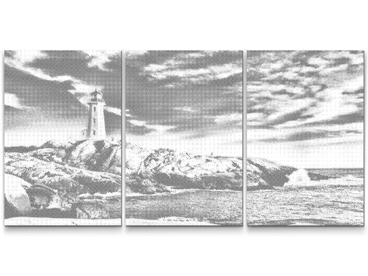 Dotting - Fyrtårn på kysten (sæt af 3)