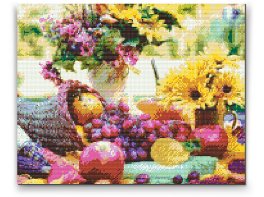 Diamond Paint - Blomster med frugter