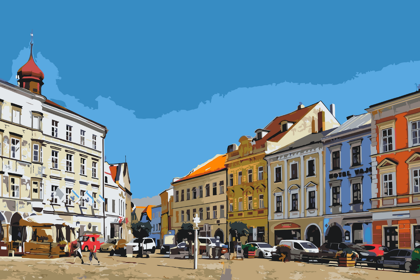 Paint by number - Jindrichuv Hradec