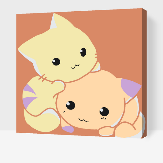 Paint by number - Søde katte