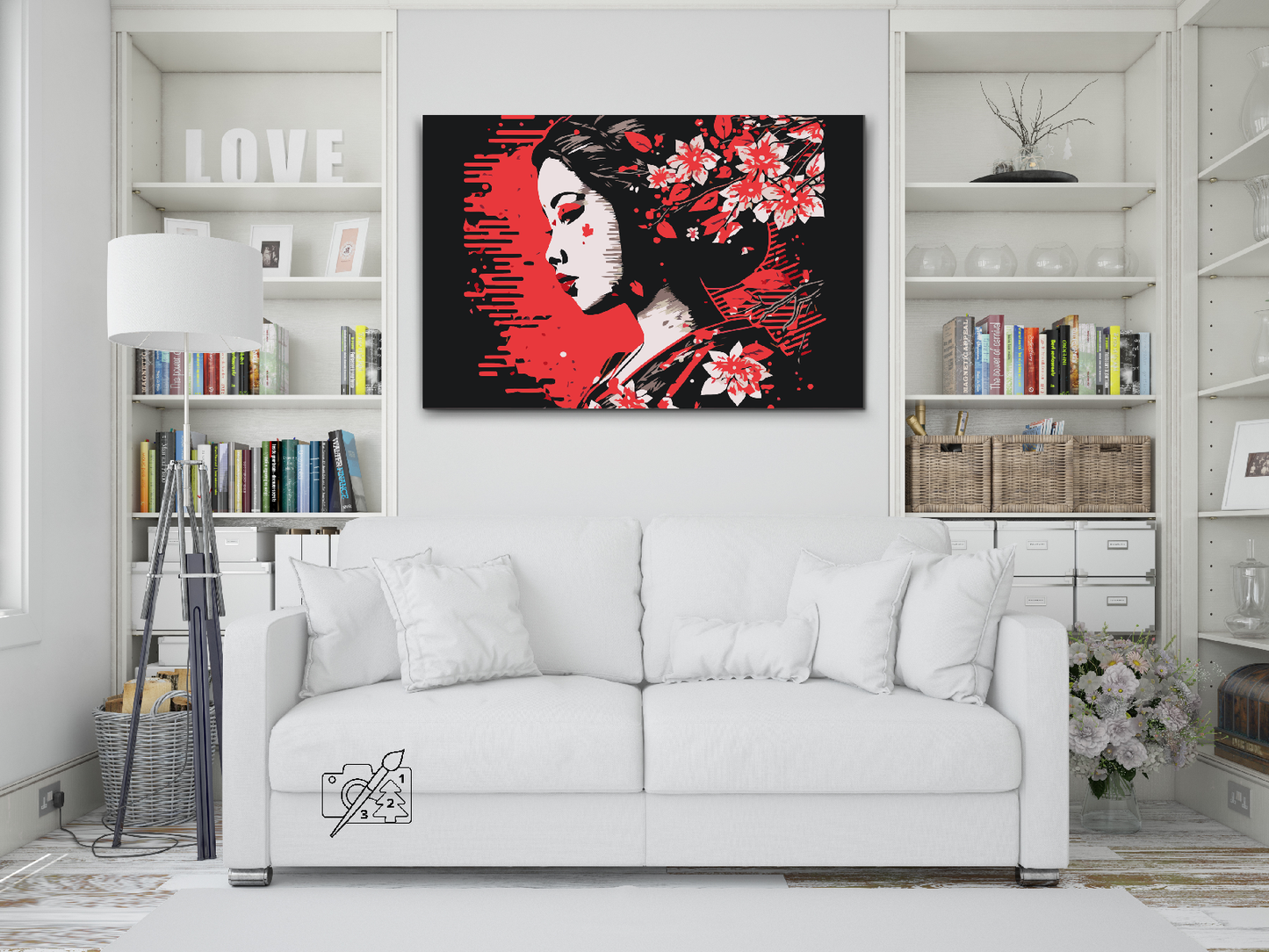 Paint by number - Geisha