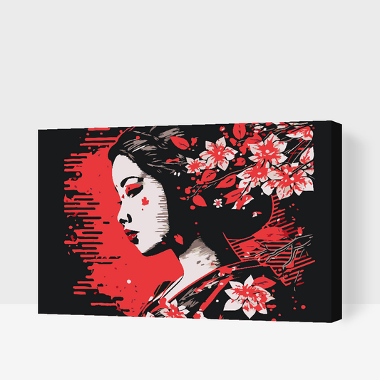Paint by number - Geisha