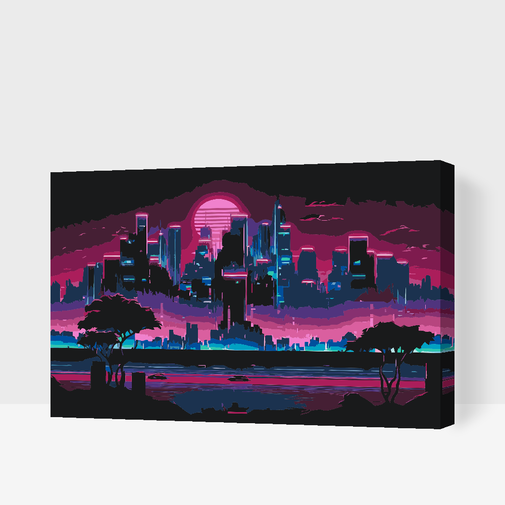 Paint by number - Night City