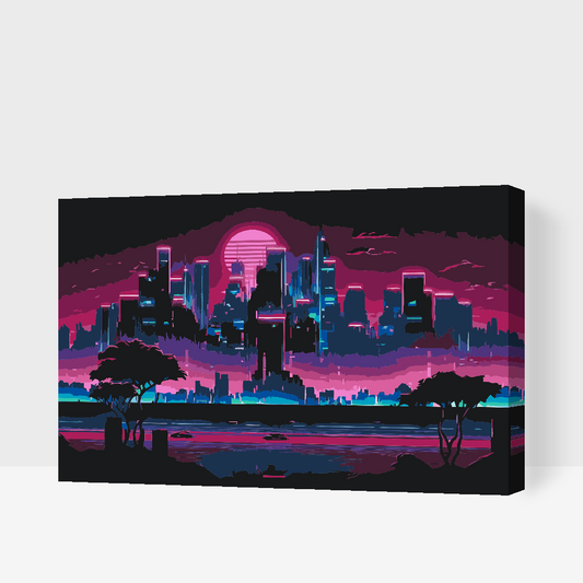Paint by number - Night City