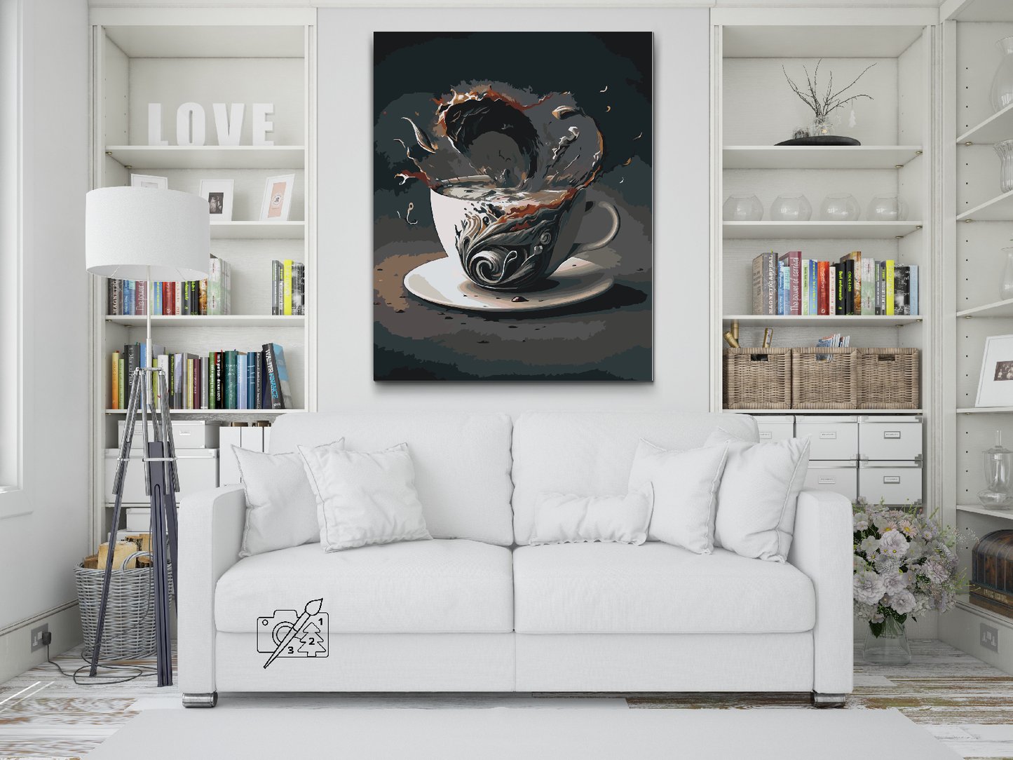 Paint by number - Kaffetsunami
