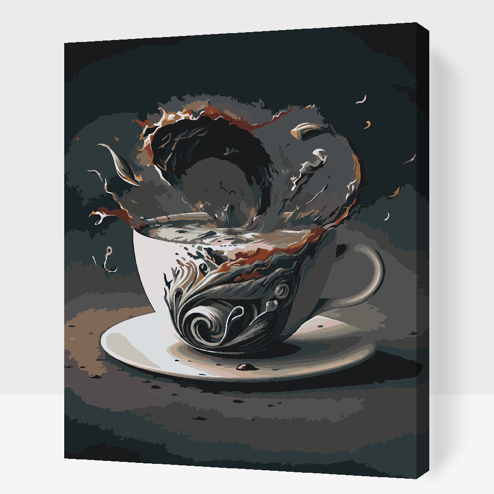 Paint by number - Kaffetsunami