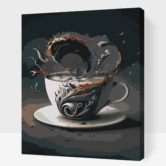 Paint by number - Kaffetsunami