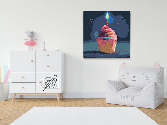 Paint by number - Første fødselsdag