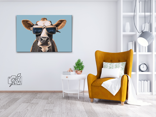 Paint by number - Cool Cow