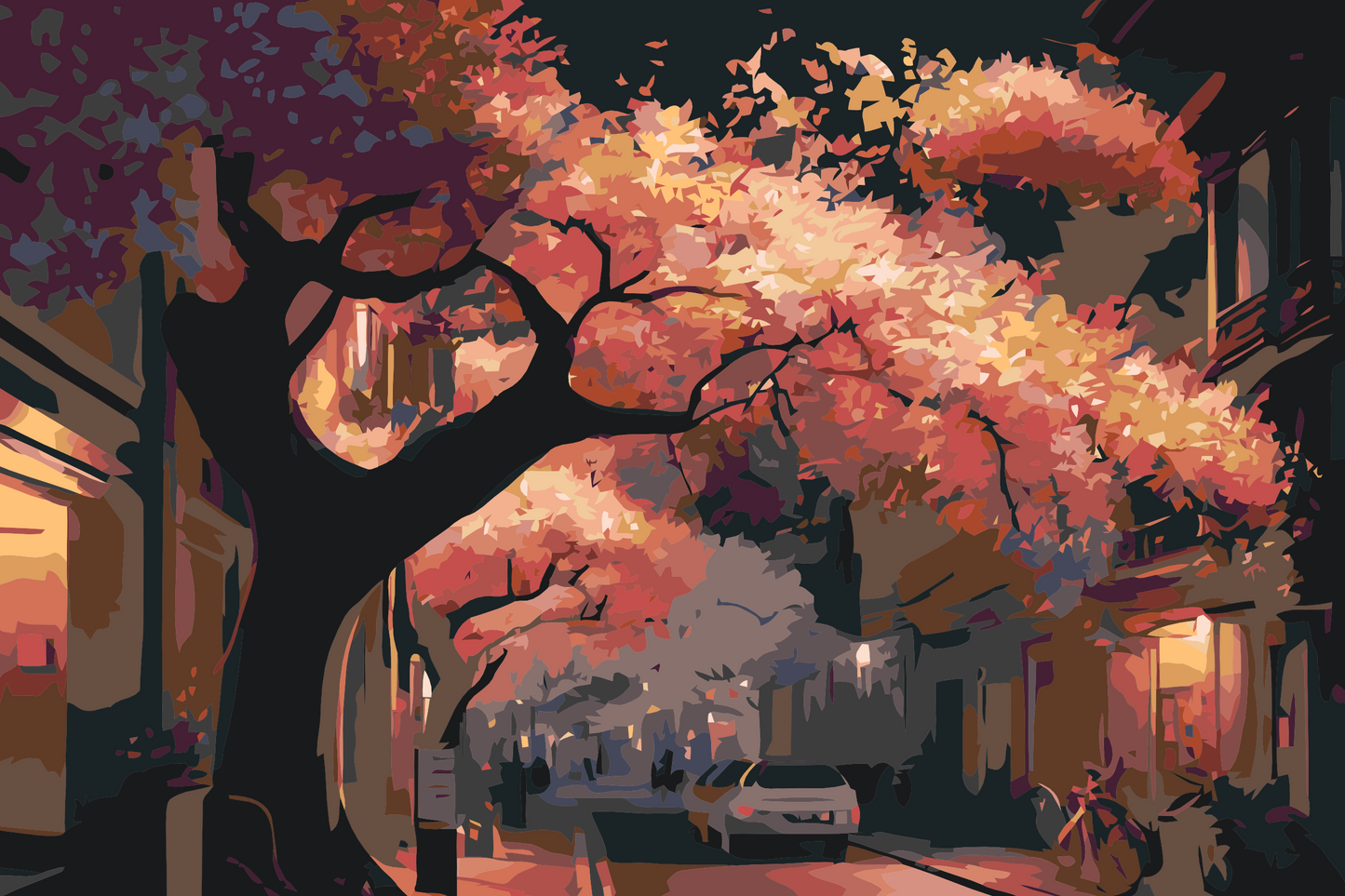 Paint by number - Aftengaden