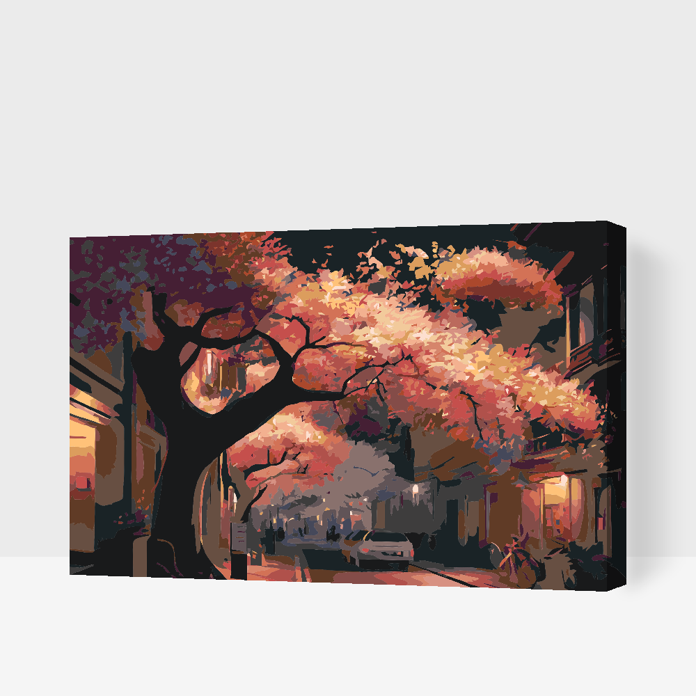 Paint by number - Aftengaden