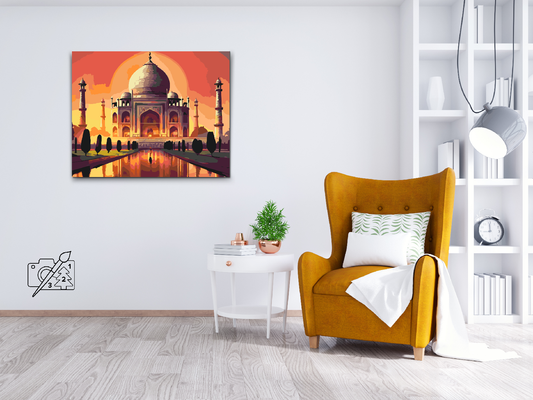 Paint by number - Eventyr Taj Mahal