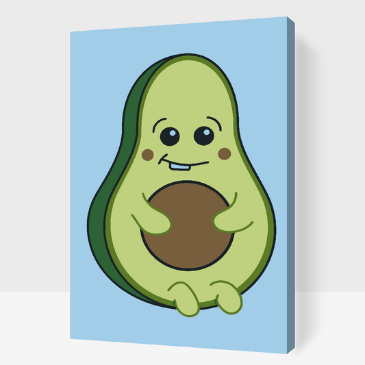 Paint by number - Avocado