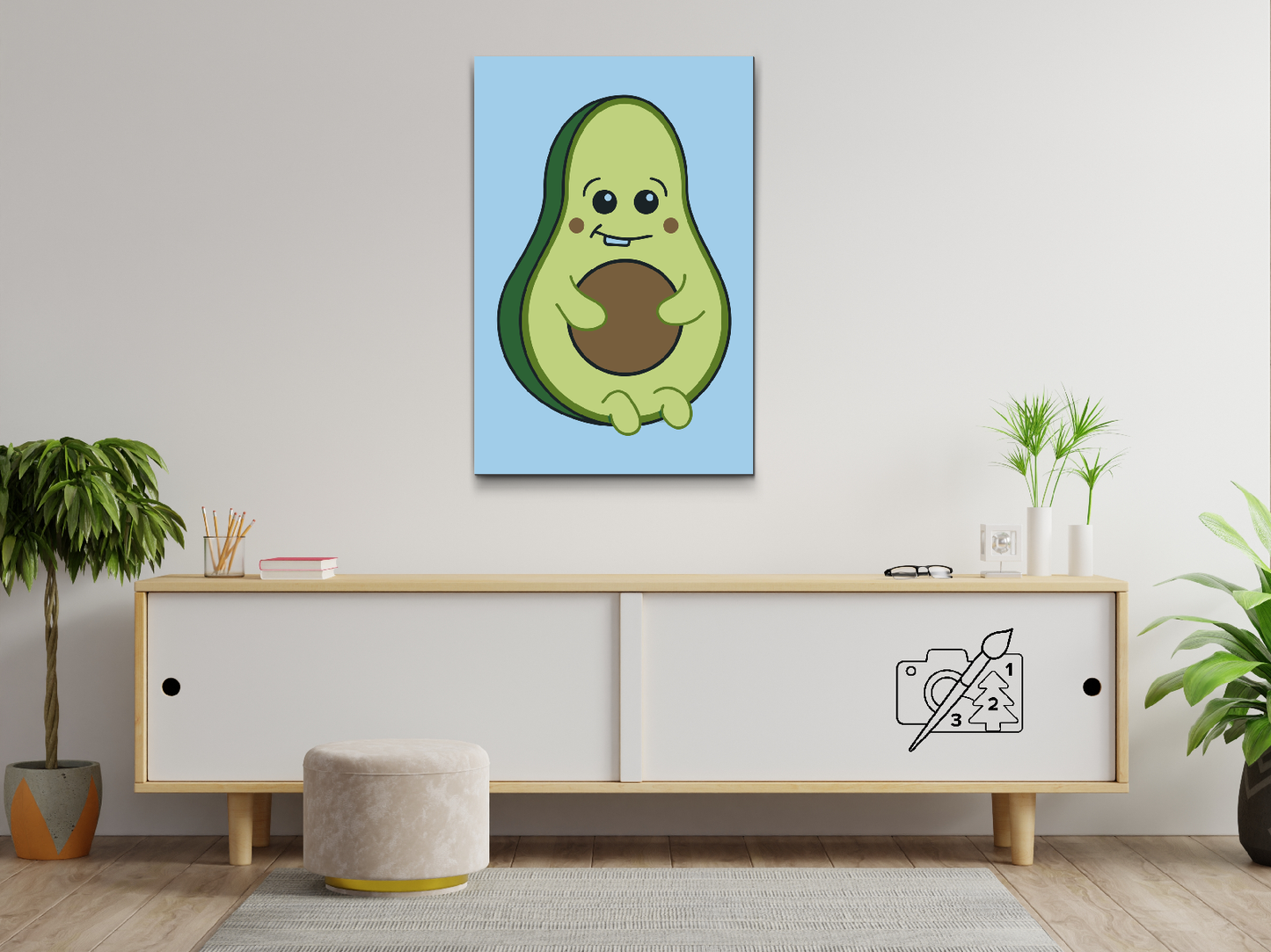 Paint by number - Avocado