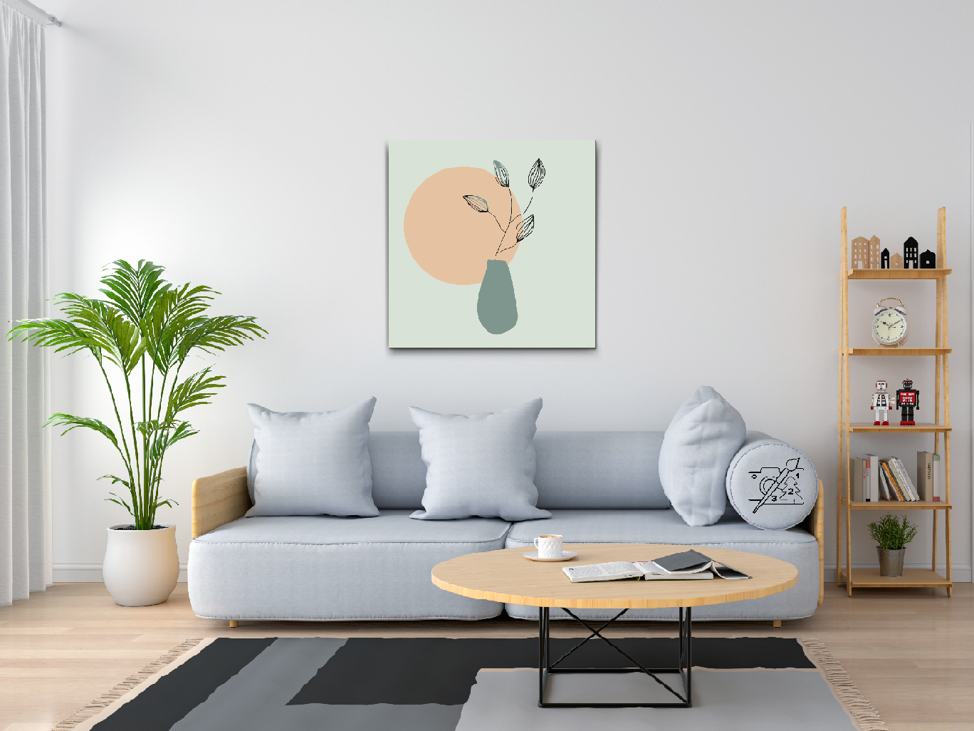 Paint by number - Boho-plante i vase