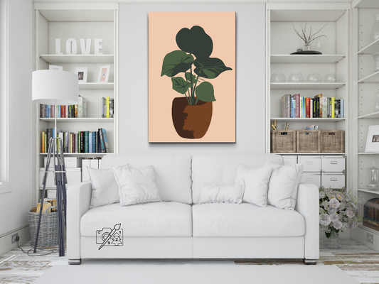 Paint by number - Boho-planten i vase 2