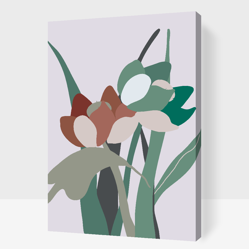 Paint by number - Boho Vilde Blomster