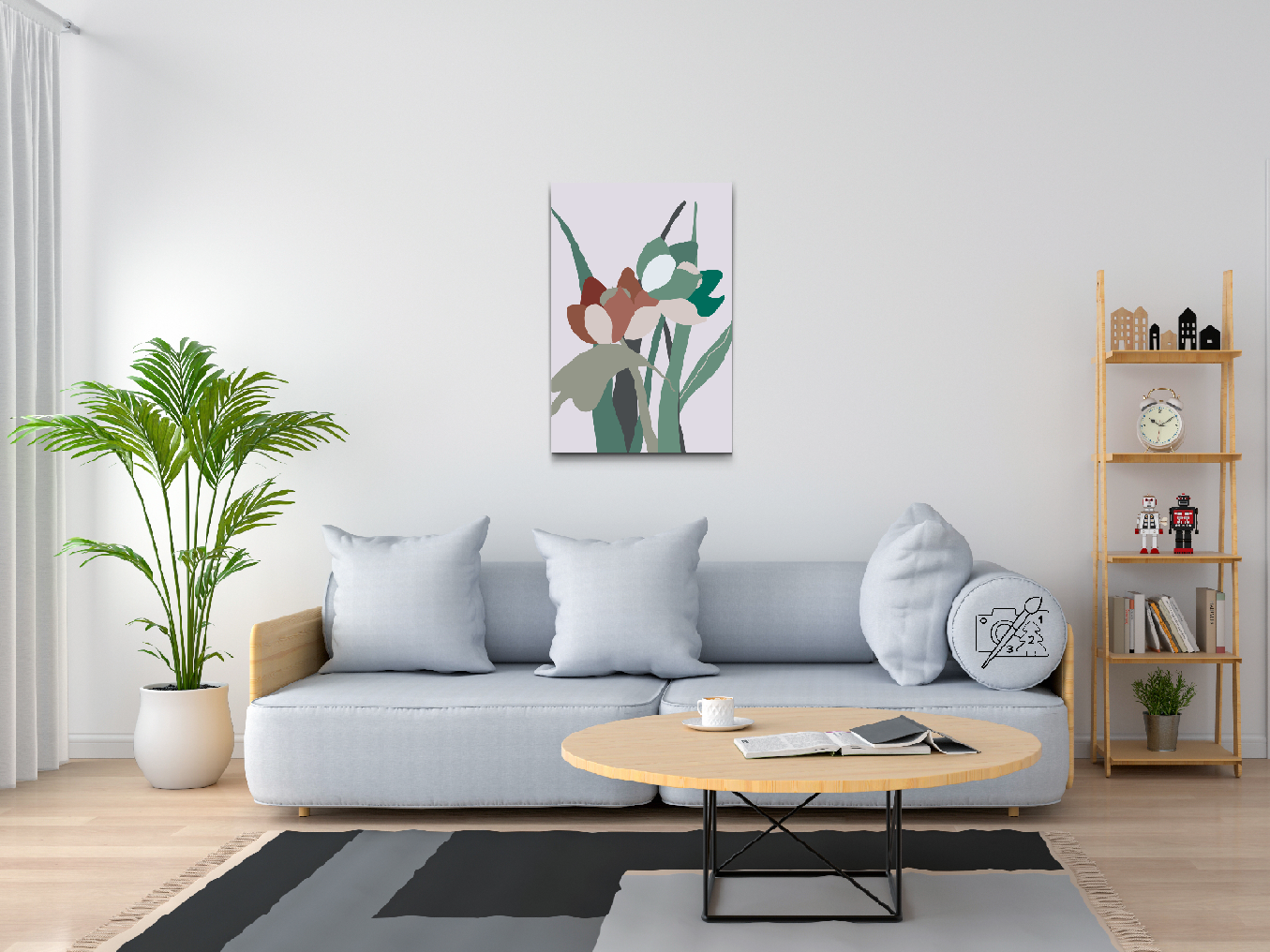 Paint by number - Boho Vilde Blomster