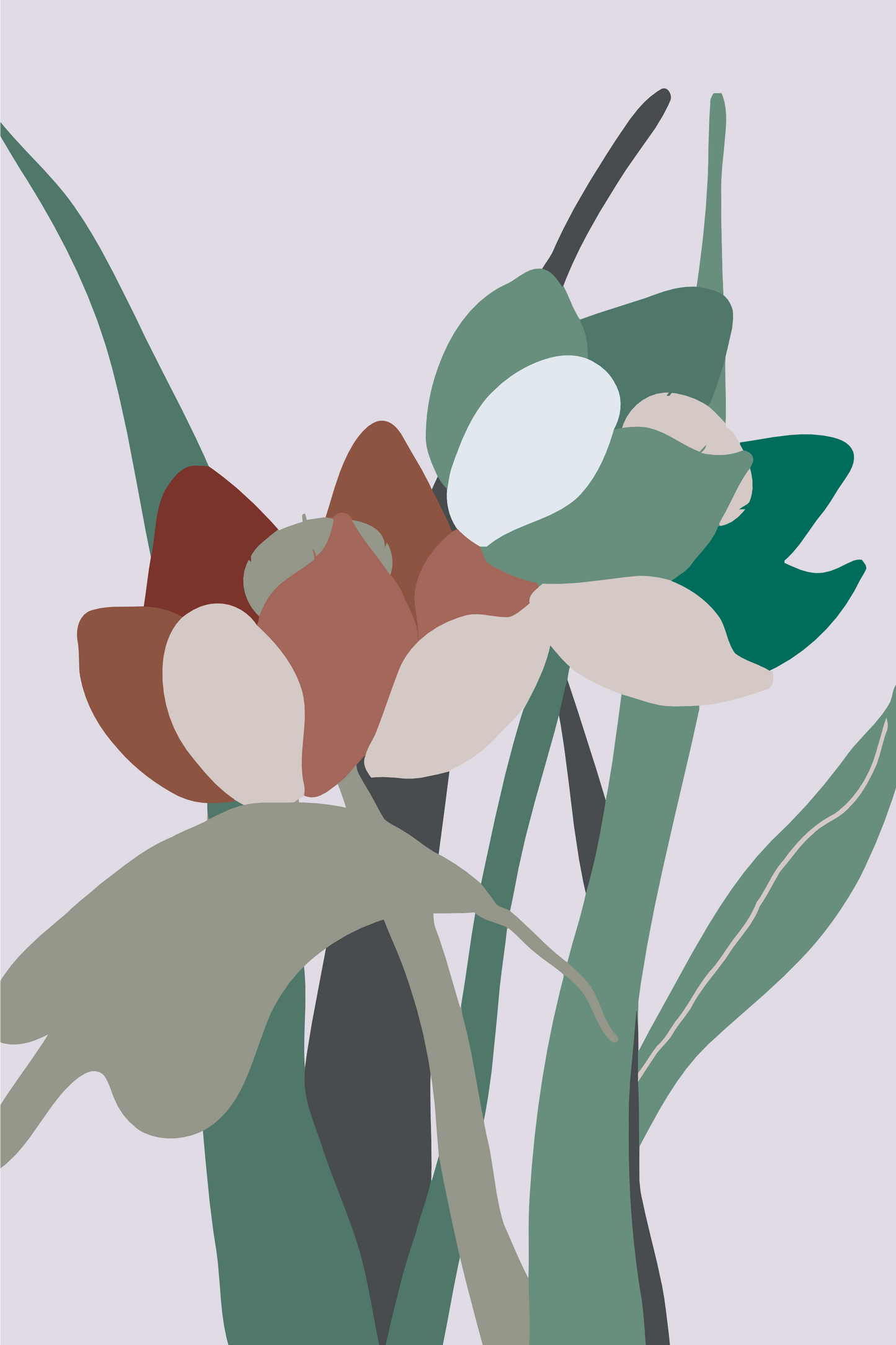 Paint by number - Boho Vilde Blomster