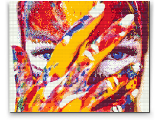 Diamond Paint - Kvinde med blå øjne