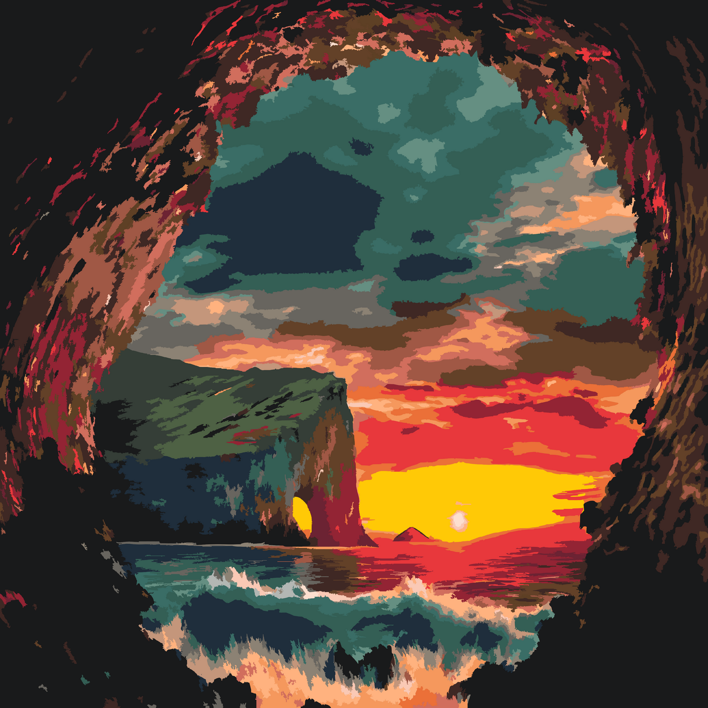 Paint by number - Tunnel i hulen