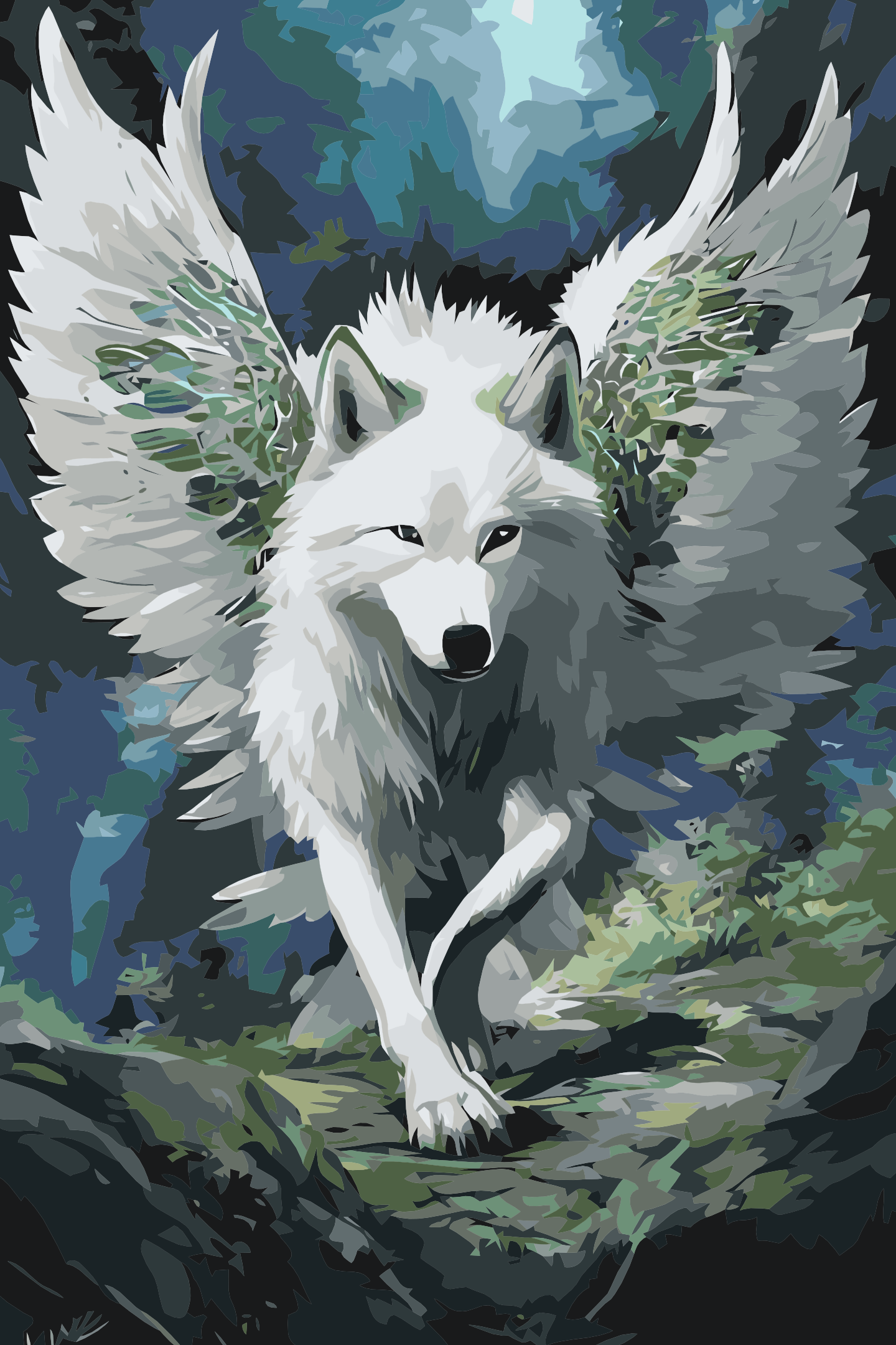 Paint by number - Engleulv