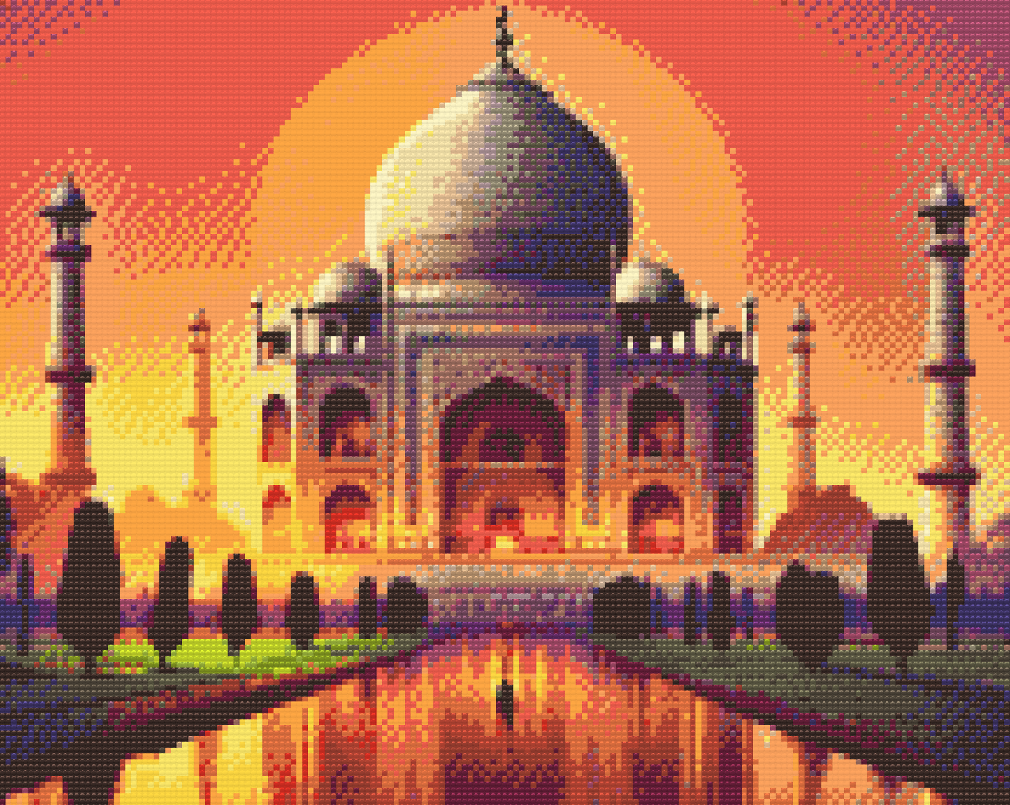 Diamond Paint - Eventyret Taj Mahal